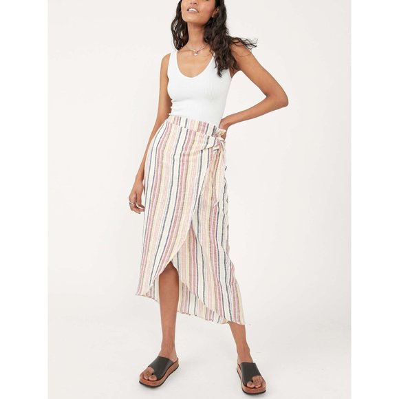 Free People Dresses & Skirts - 🎉LAST CHANCE🎉 NWT Free People Aubrey Sarong Skirt / Multi Combo